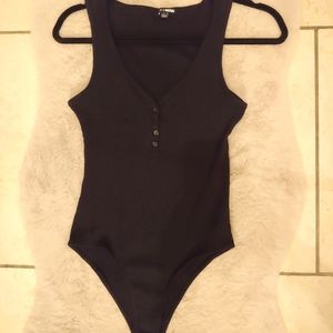 Black Fashion Nova bodysuit